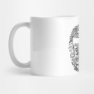 jesus-christ-team jesus- religious - gift - cross fingerprint Mug